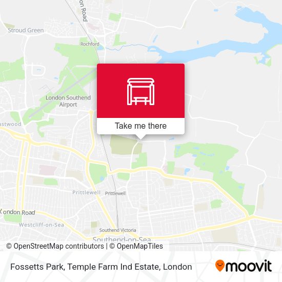 Fossetts Park, Temple Farm Ind Estate map