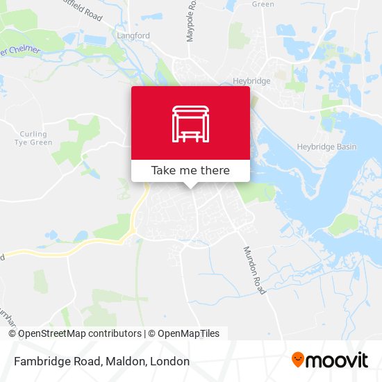 Fambridge Road, Maldon map