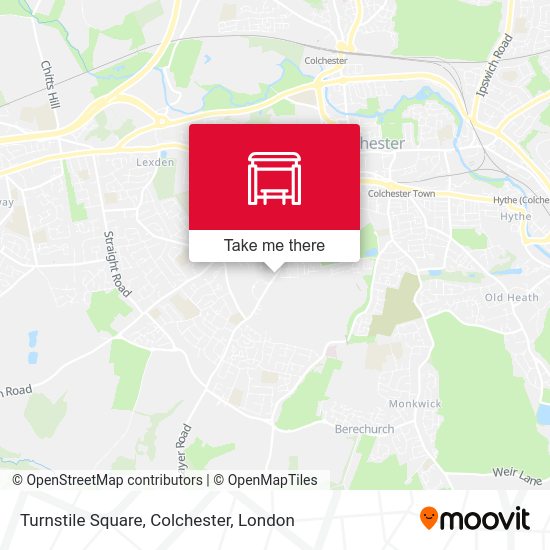 Turnstile Square, Colchester map