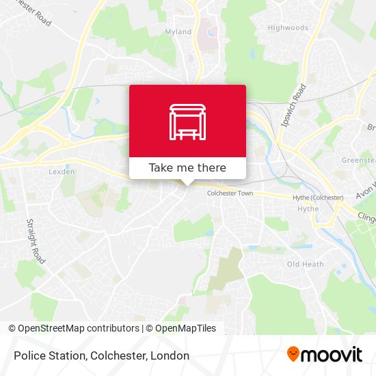 Police Station, Colchester map