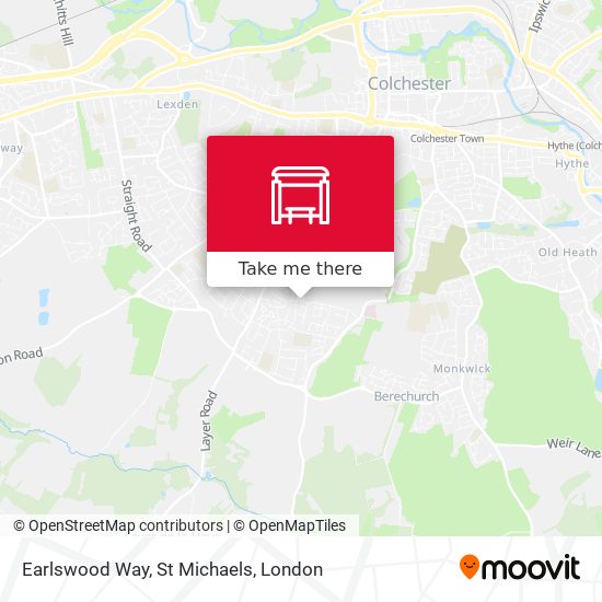 Earlswood Way, St Michaels map