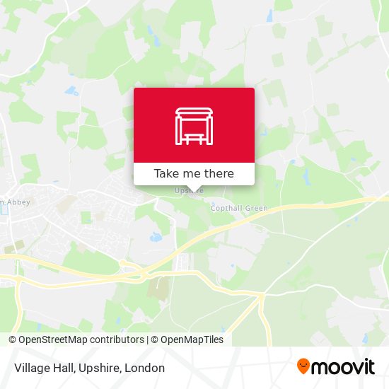 Village Hall, Upshire map