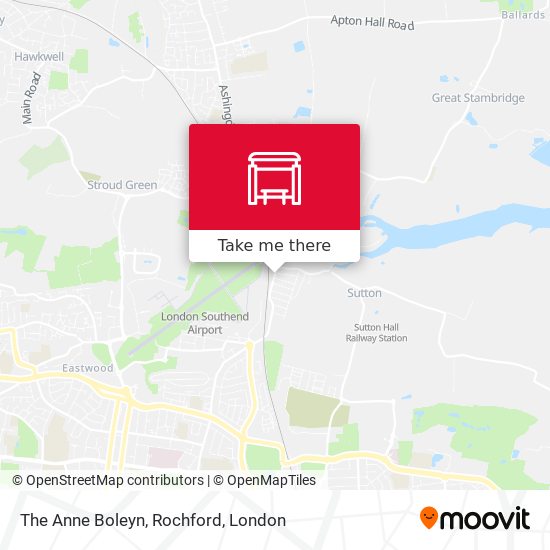 The Anne Boleyn, Rochford map