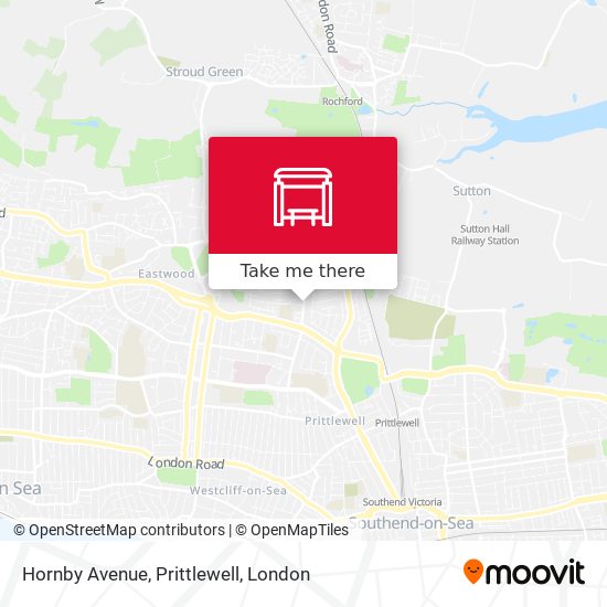 Hornby Avenue, Prittlewell map