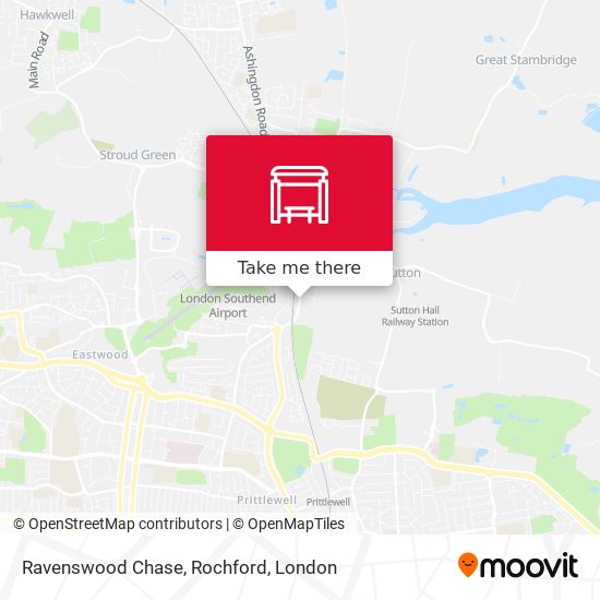 Ravenswood Chase, Rochford map