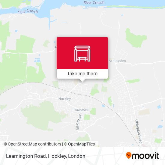 Leamington Road, Hockley map