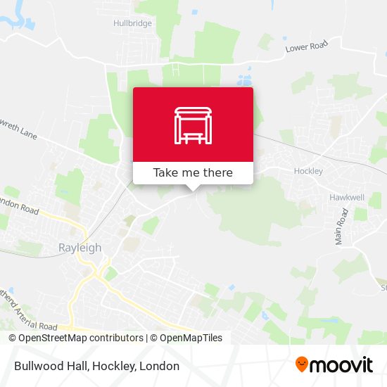 Bullwood Hall, Hockley map