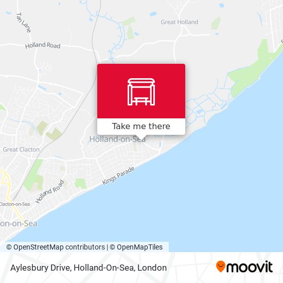 Aylesbury Drive, Holland-On-Sea map