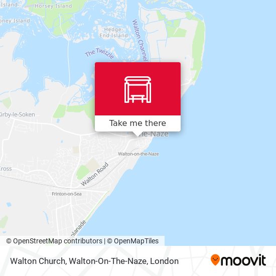 Walton Church, Walton-On-The-Naze map