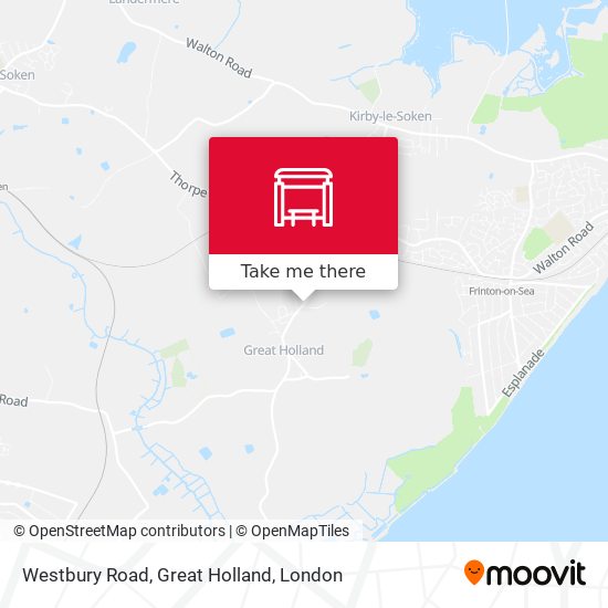 Westbury Road, Great Holland map