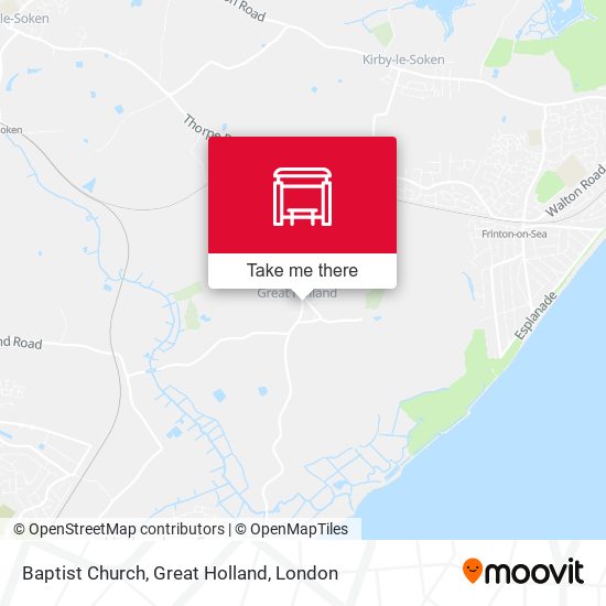 Baptist Church, Great Holland map