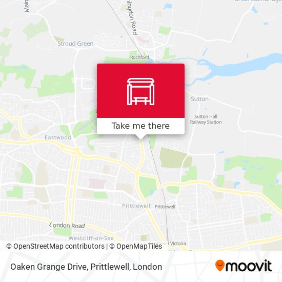 Oaken Grange Drive, Prittlewell map