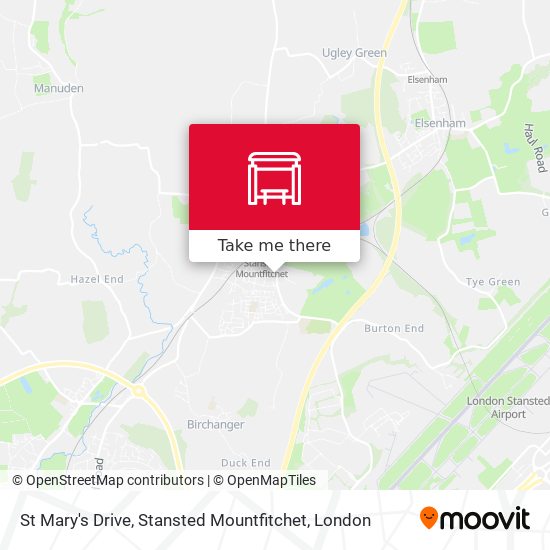 St Mary's Drive, Stansted Mountfitchet map