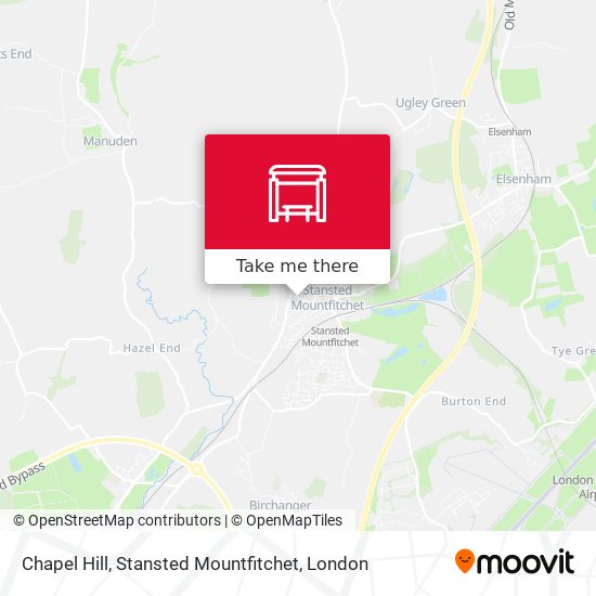 Chapel Hill, Stansted Mountfitchet map