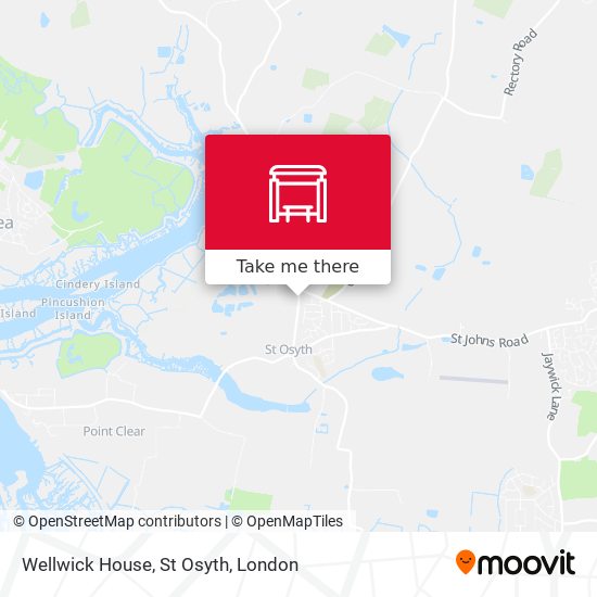 Wellwick House, St Osyth map