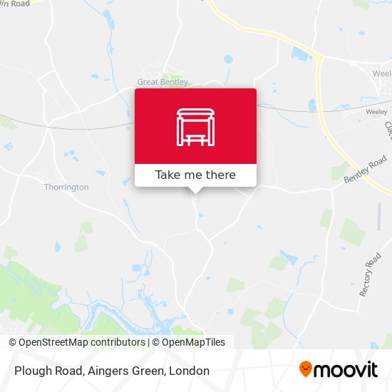 Plough Road, Aingers Green map