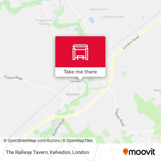 The Railway Tavern, Kelvedon map
