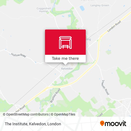 The Institute, Kelvedon map