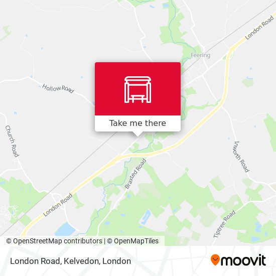 London Road, Kelvedon map