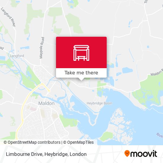 Limbourne Drive, Heybridge map