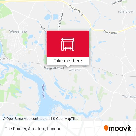 The Pointer, Alresford map