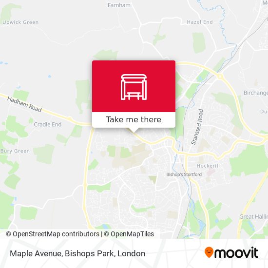 Maple Avenue, Bishops Park map