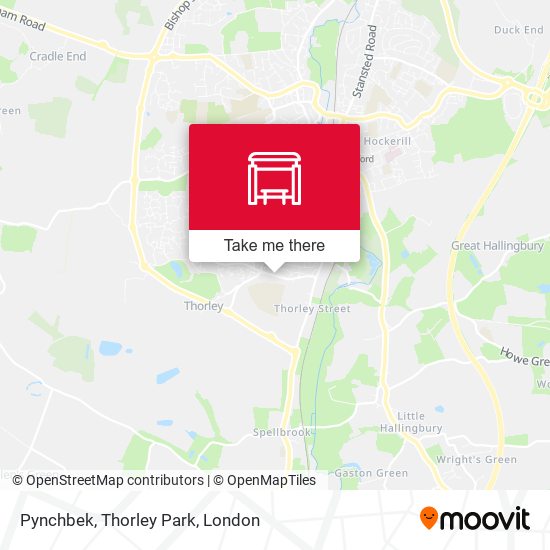 Pynchbek, Thorley Park map