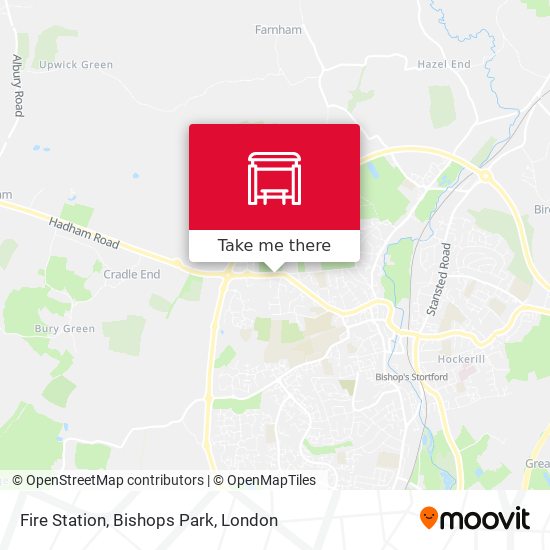 Fire Station, Bishops Park map