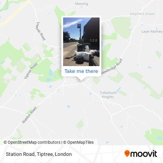 Station Road, Tiptree map