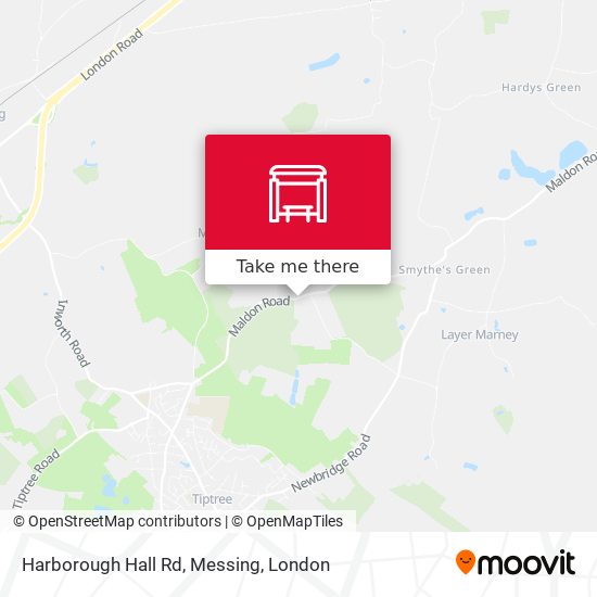Harborough Hall Rd, Messing map