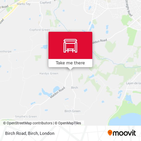 Birch Road, Birch map