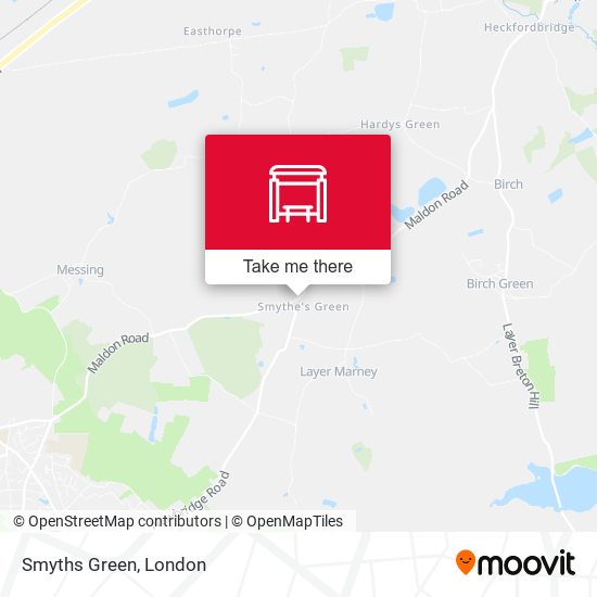 Smyths Green map