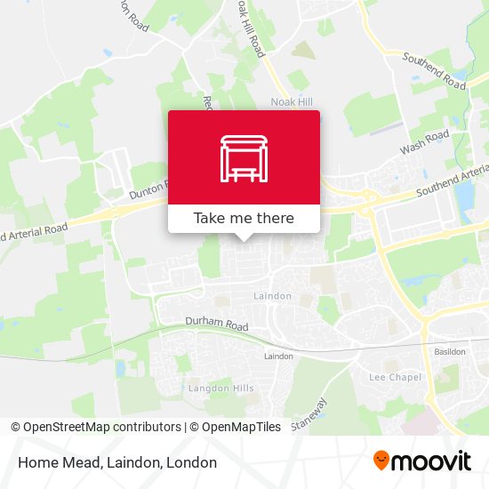Home Mead, Laindon map