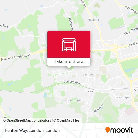 Fenton Way, Laindon map