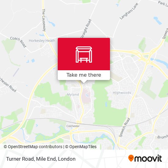 Turner Road, Mile End map