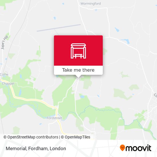 Memorial, Fordham map