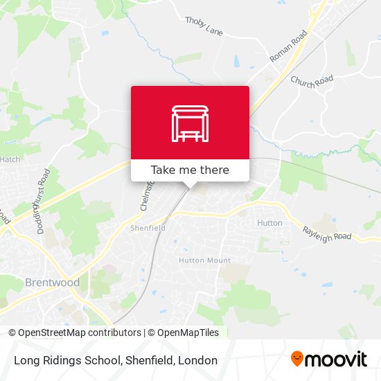 Long Ridings School, Shenfield map