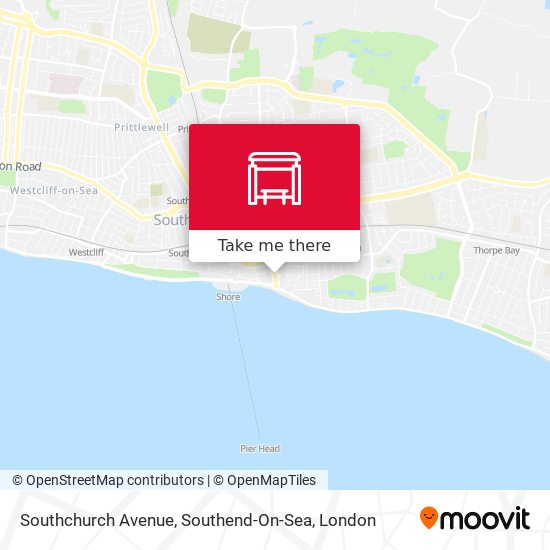 Southchurch Avenue, Southend-On-Sea map