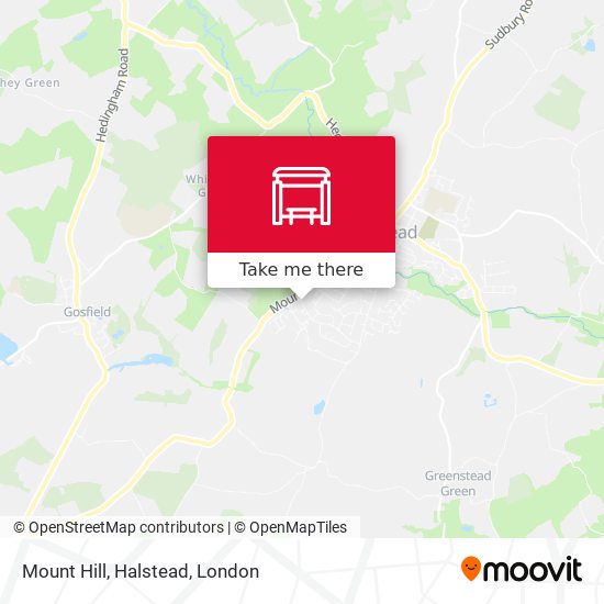Mount Hill, Halstead map
