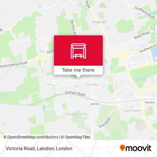 Victoria Road, Laindon map