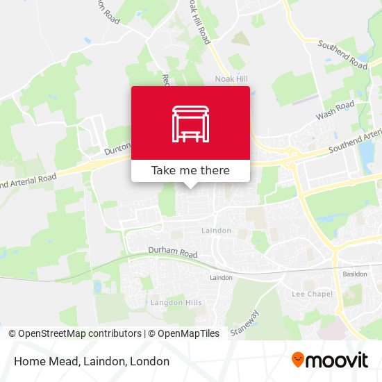 Home Mead, Laindon map