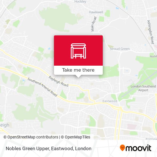 Nobles Green Upper, Eastwood map