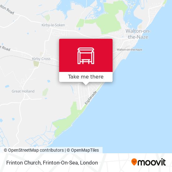 Frinton Church, Frinton-On-Sea map