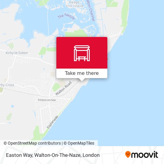Easton Way, Walton-On-The-Naze map