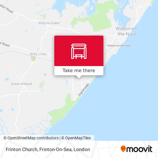 Frinton Church, Frinton-On-Sea map