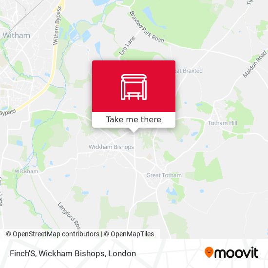 Finch'S, Wickham Bishops map