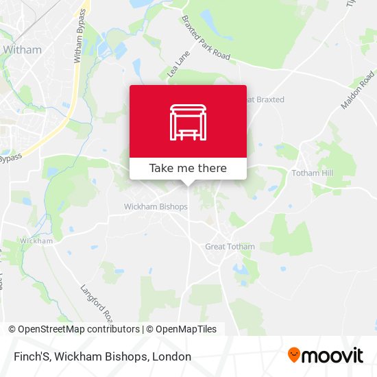 Finch'S, Wickham Bishops map
