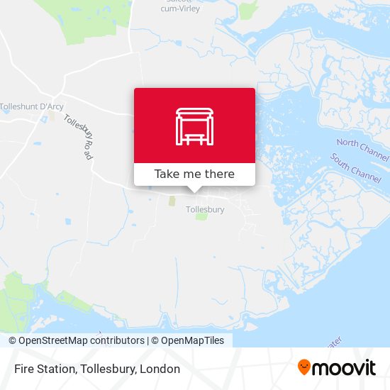 Fire Station, Tollesbury map
