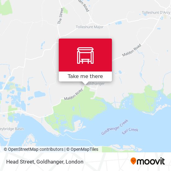 Head Street, Goldhanger map