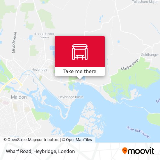 Wharf Road, Heybridge map